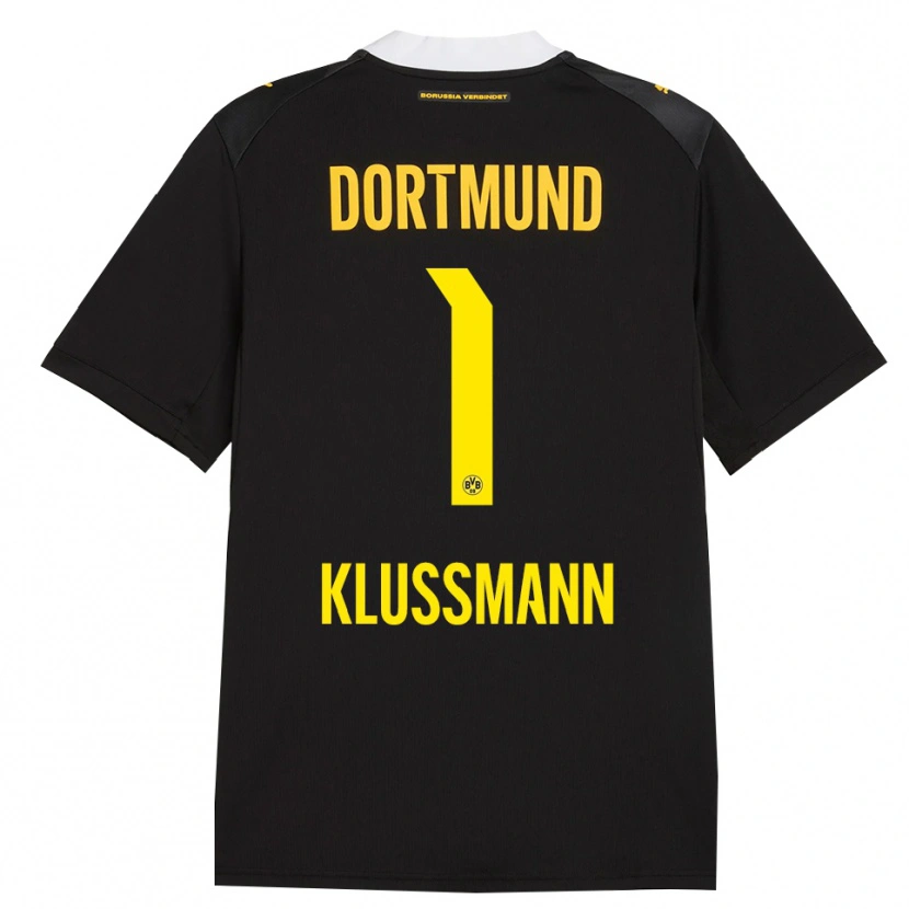 Danxen Dames Leon Klußmann #1 Zwart Rood Geel Uitshirt Uittenue 2026/27 T-Shirt