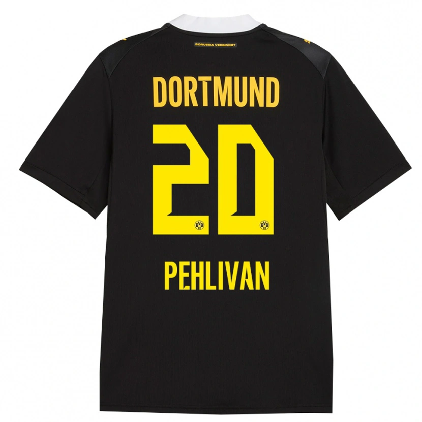 Danxen Dames Miran Pehlivan #20 Zwart Rood Geel Uitshirt Uittenue 2026/27 T-Shirt