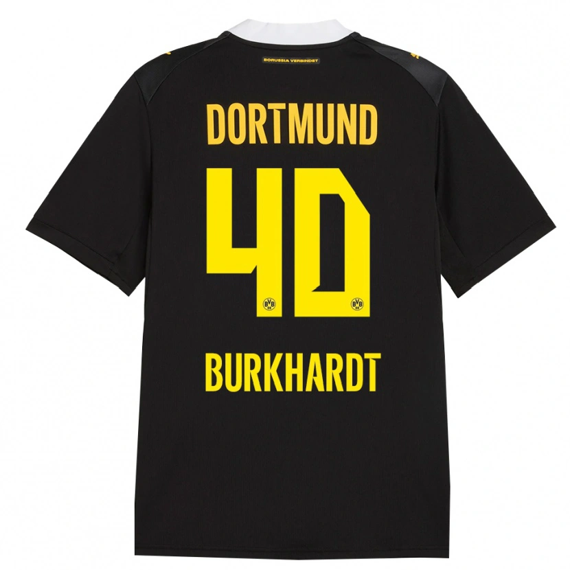 Danxen Dames Till Burkhardt #40 Zwart Rood Geel Uitshirt Uittenue 2026/27 T-Shirt