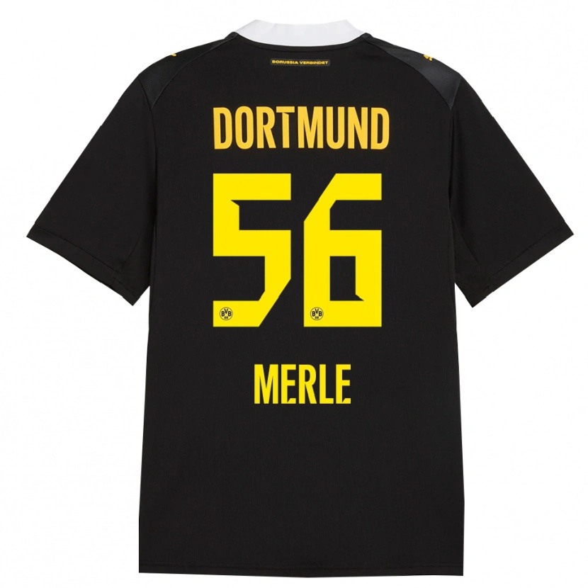 Danxen Dames Albers Merle #56 Zwart Rood Geel Uitshirt Uittenue 2026/27 T-Shirt