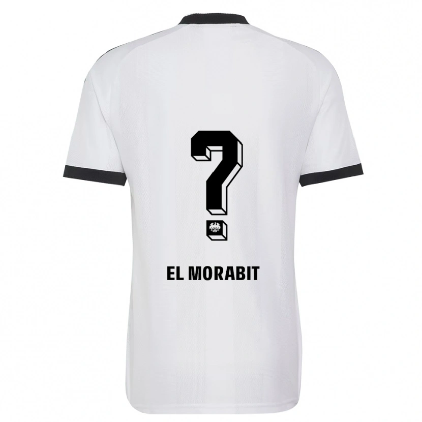 Danxen Dames Anas El Morabit #0 Zwart Wit Uitshirt Uittenue 2026/27 T-Shirt