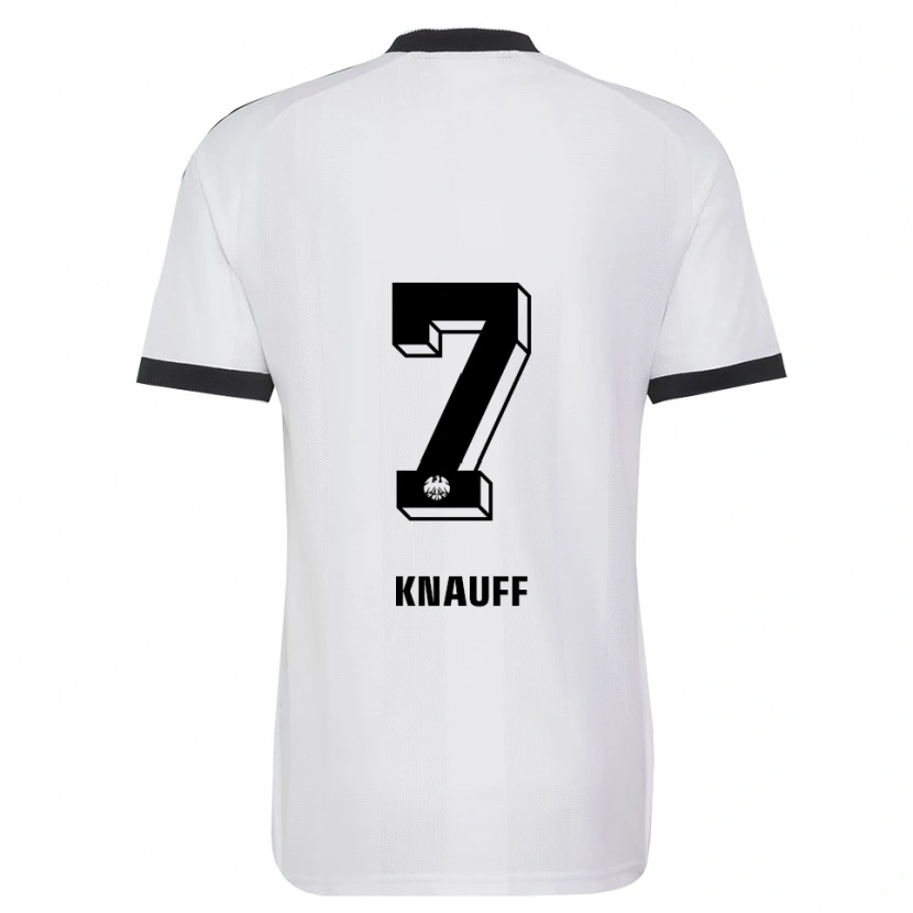 Danxen Dames Ansgar Knauff #7 Zwart Wit Uitshirt Uittenue 2026/27 T-Shirt