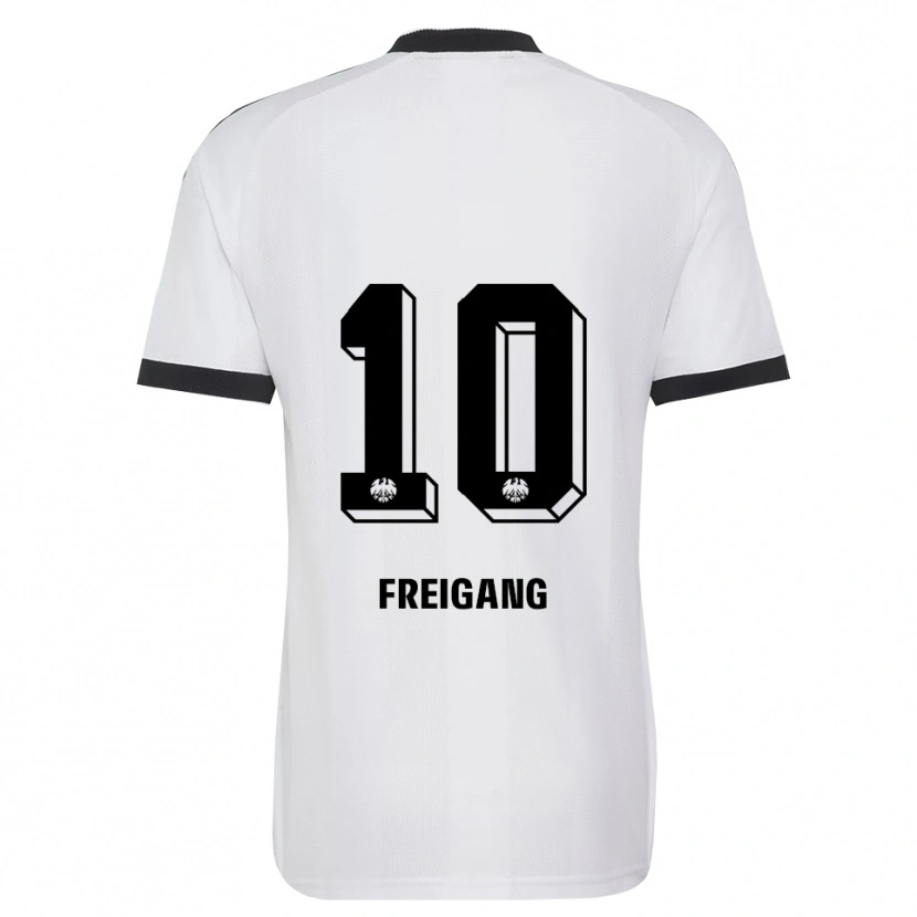 Danxen Dames Laura Freigang #10 Zwart Wit Uitshirt Uittenue 2026/27 T-Shirt