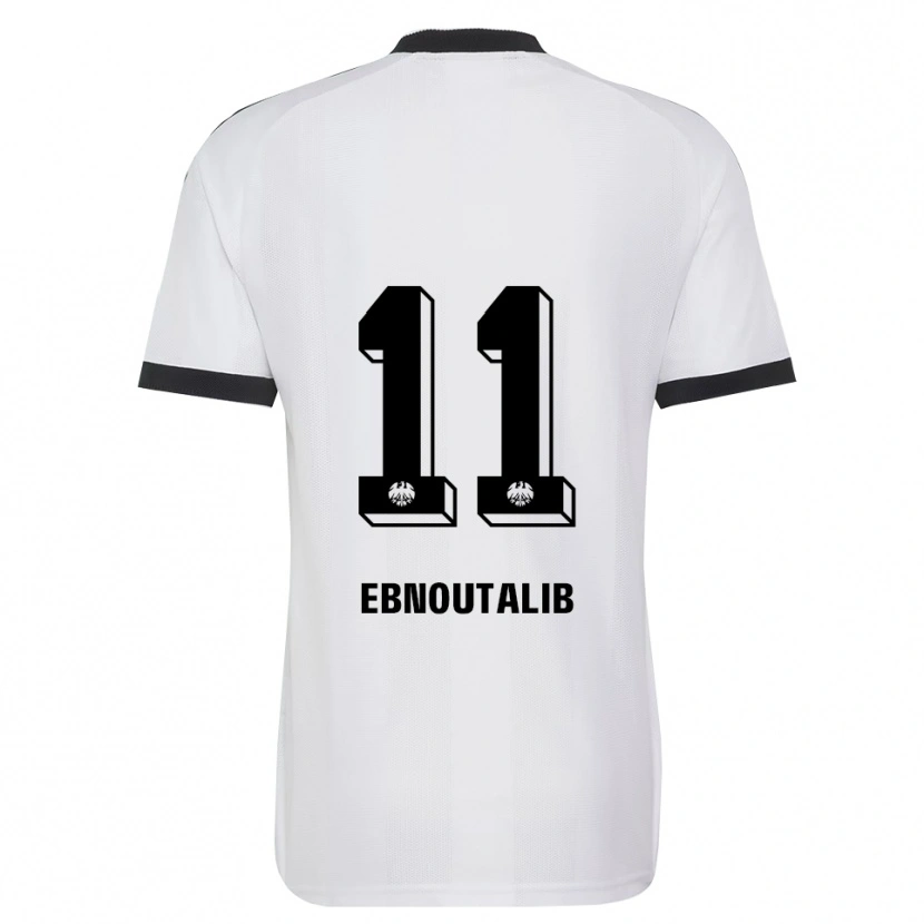 Danxen Dames Younes Ebnoutalib #11 Zwart Wit Uitshirt Uittenue 2026/27 T-Shirt