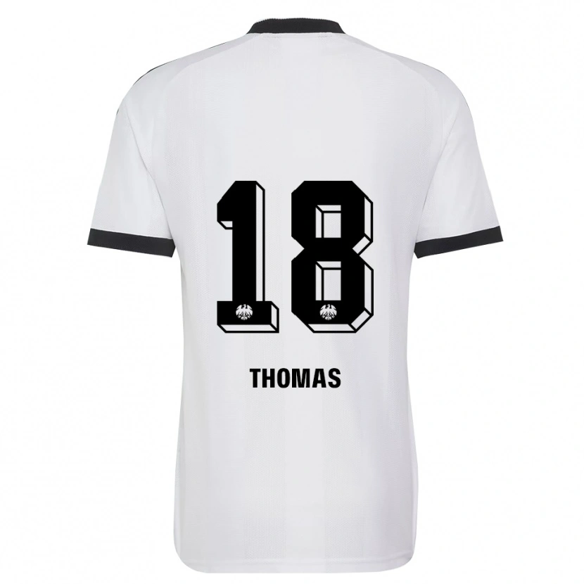 Danxen Dames Max Thomas #18 Zwart Wit Uitshirt Uittenue 2026/27 T-Shirt