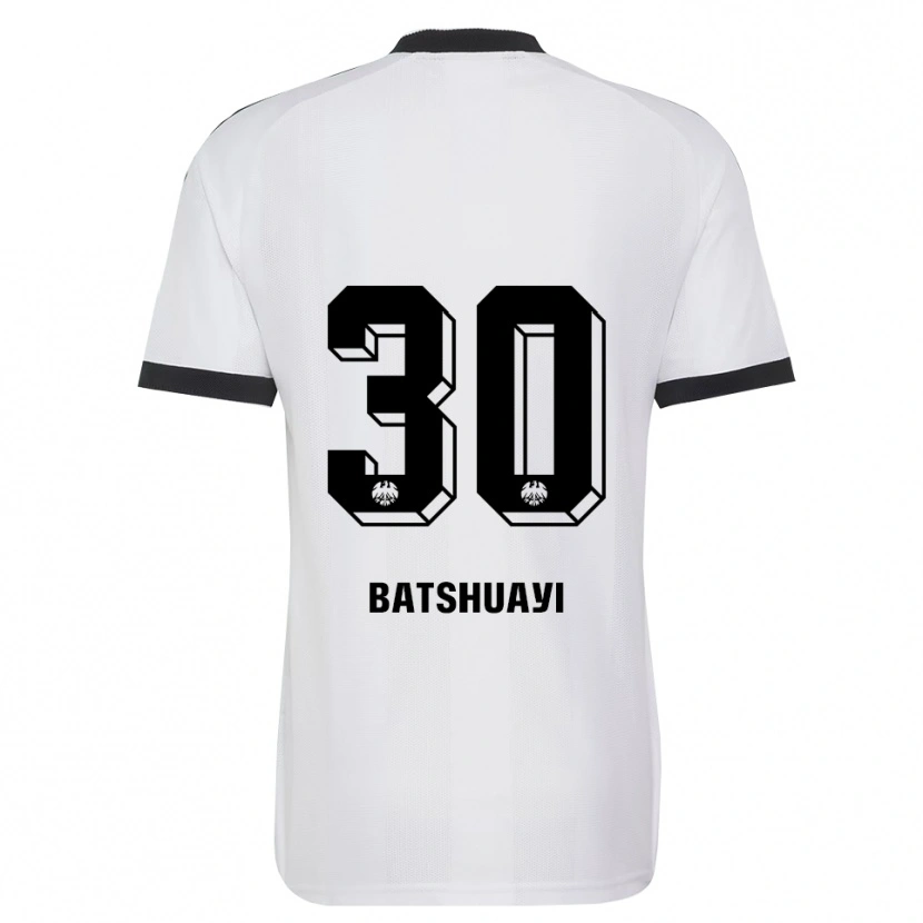Danxen Dames Michy Batshuayi #30 Zwart Wit Uitshirt Uittenue 2026/27 T-Shirt