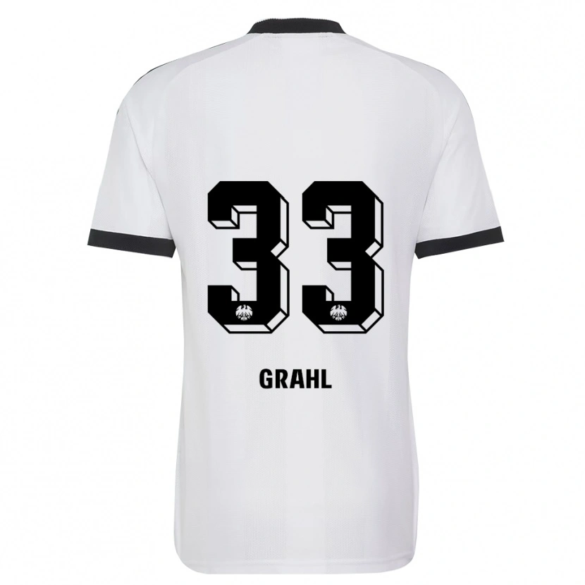 Danxen Dames Jens Grahl #33 Zwart Wit Uitshirt Uittenue 2026/27 T-Shirt