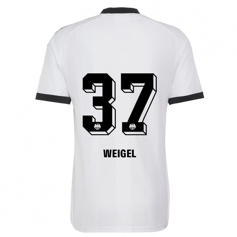 Danxen Dames Tobias Weigel #37 Zwart Wit Uitshirt Uittenue 2026/27 T-Shirt