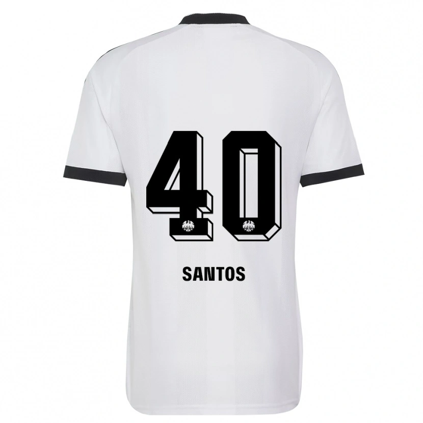 Danxen Dames Kauã Santos #40 Zwart Wit Uitshirt Uittenue 2026/27 T-Shirt