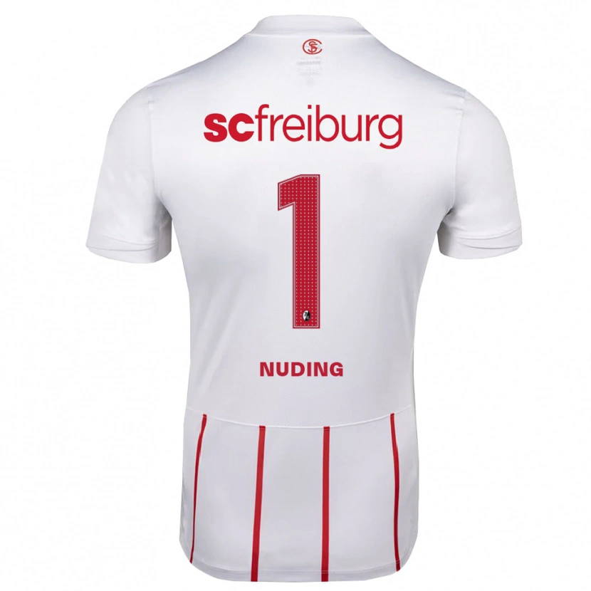 Danxen Dames Lena Nuding #1 Wit Rood Geel Uitshirt Uittenue 2026/27 T-Shirt