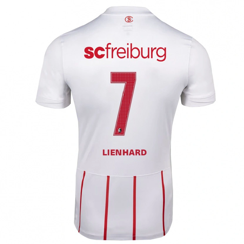 Danxen Dames Patrick Lienhard #7 Wit Rood Geel Uitshirt Uittenue 2026/27 T-Shirt