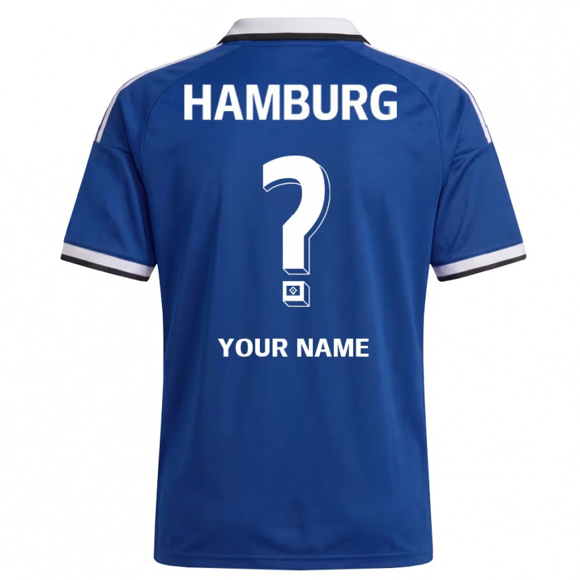 Danxen Dames Uw Naam #0 Wit Blauw Uitshirt Uittenue 2026/27 T-Shirt