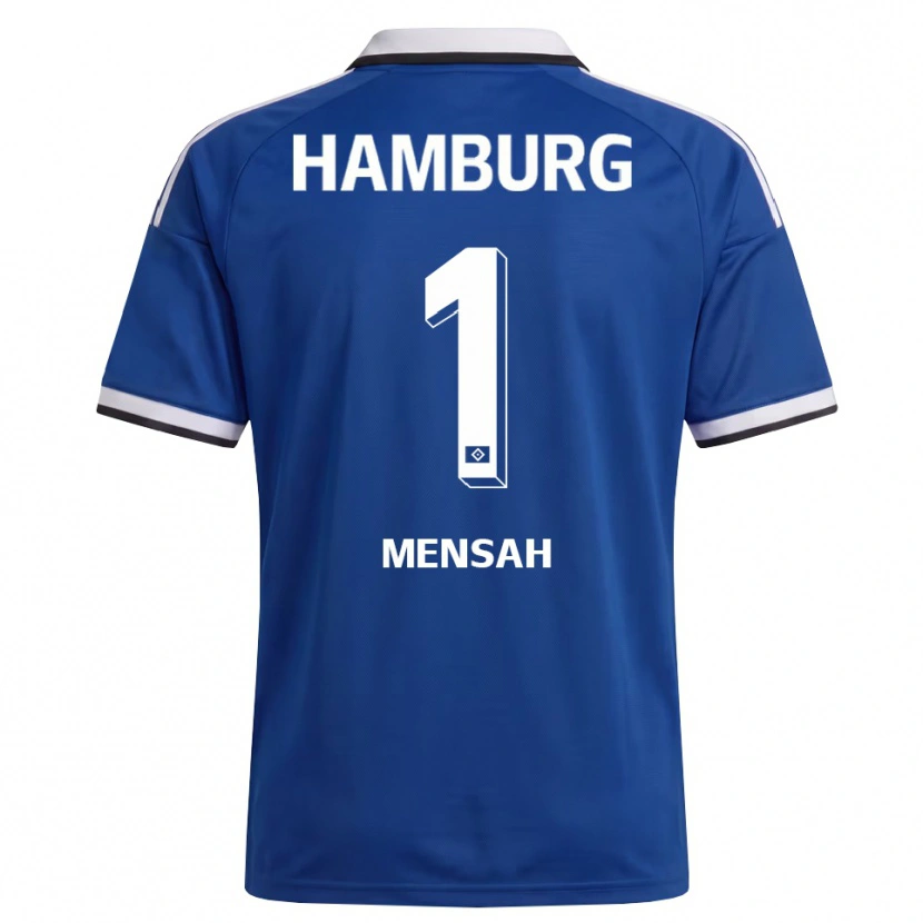 Danxen Dames Steven Mensah #1 Wit Blauw Uitshirt Uittenue 2026/27 T-Shirt