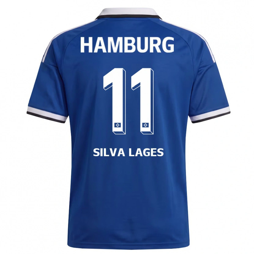 Danxen Dames Martim Silva Lages #11 Wit Blauw Uitshirt Uittenue 2026/27 T-Shirt