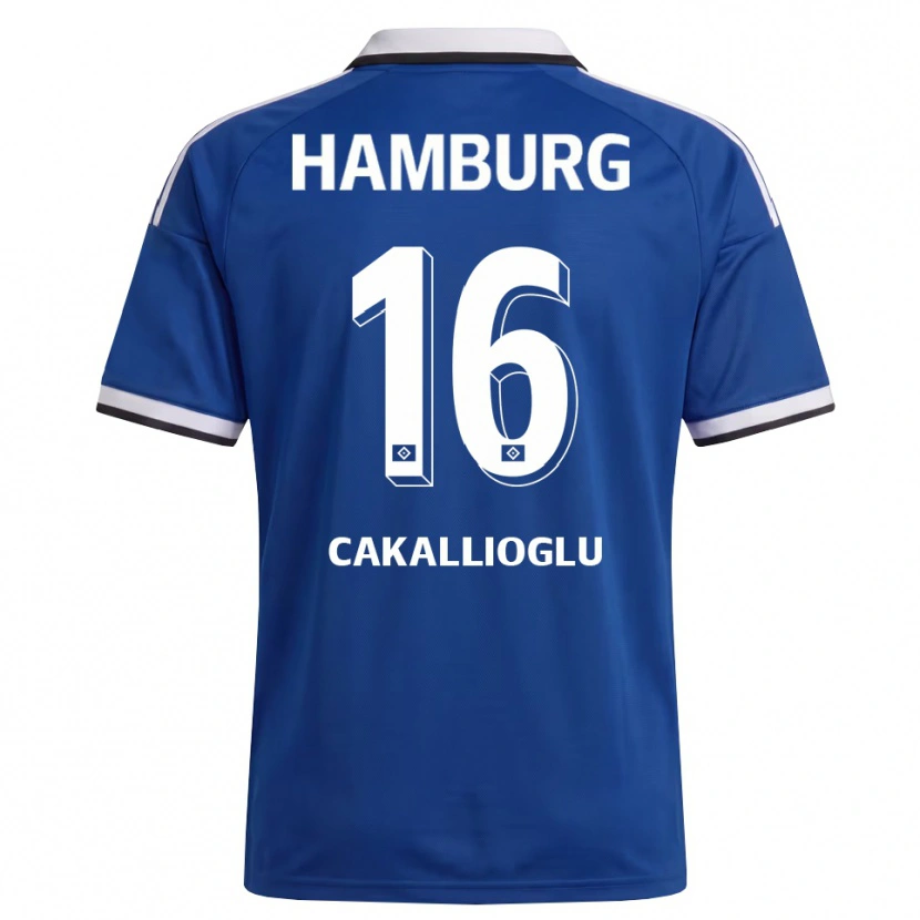 Danxen Dames Berk Cakallioglu #16 Wit Blauw Uitshirt Uittenue 2026/27 T-Shirt