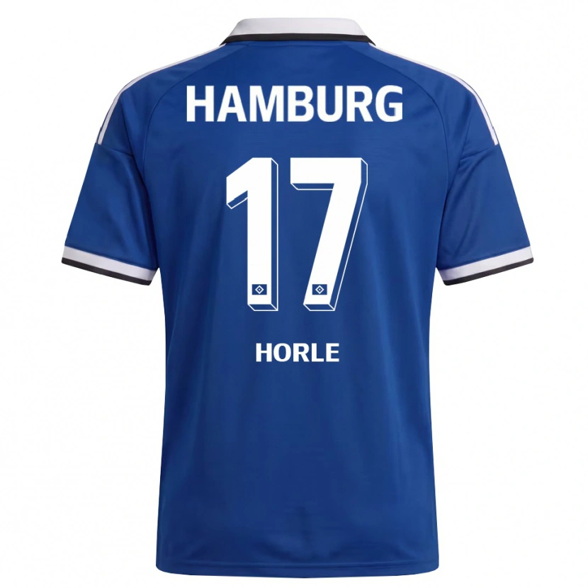 Danxen Dames Tim Niclas Hörle #17 Wit Blauw Uitshirt Uittenue 2026/27 T-Shirt