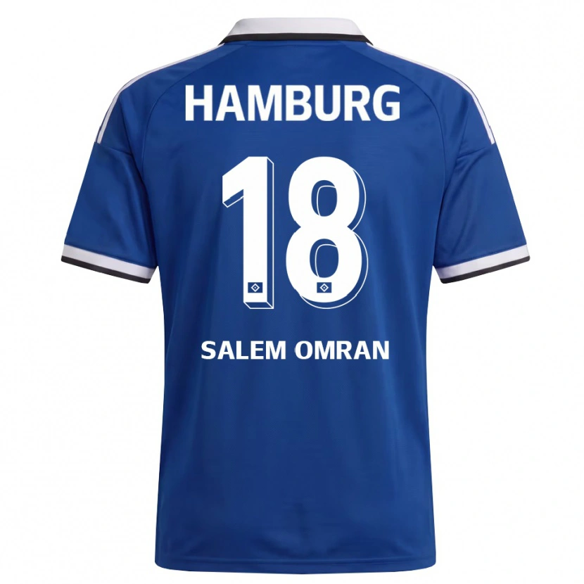 Danxen Dames Amir Salem Omran #18 Wit Blauw Uitshirt Uittenue 2026/27 T-Shirt