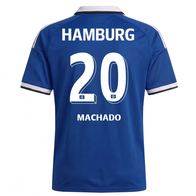 Danxen Dames Kilian Machado #20 Wit Blauw Uitshirt Uittenue 2026/27 T-Shirt