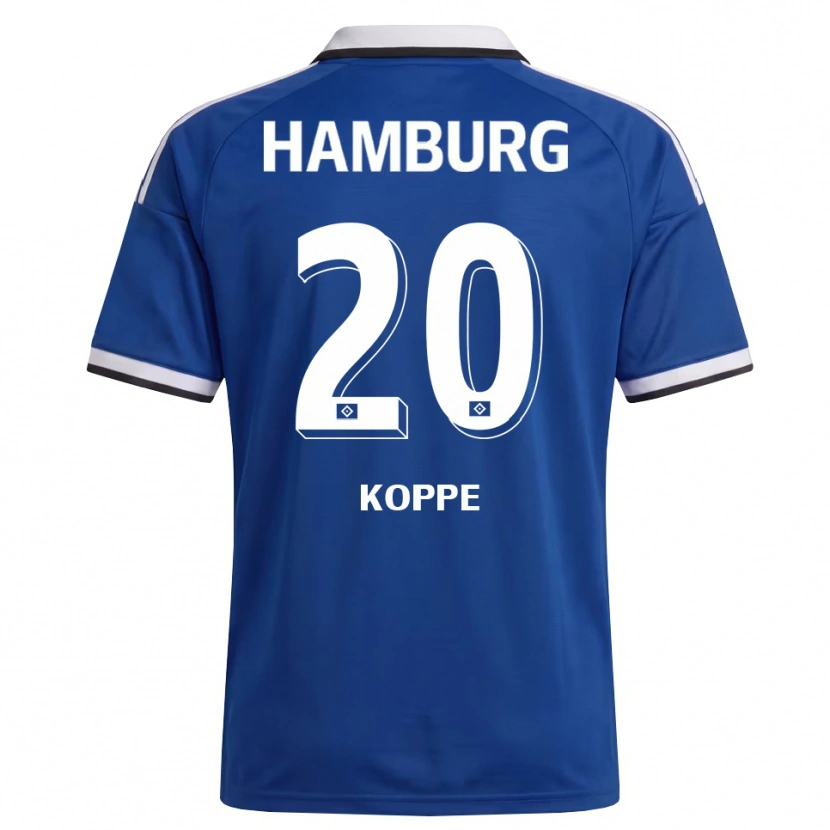 Danxen Dames Katharina Köppe #20 Wit Blauw Uitshirt Uittenue 2026/27 T-Shirt