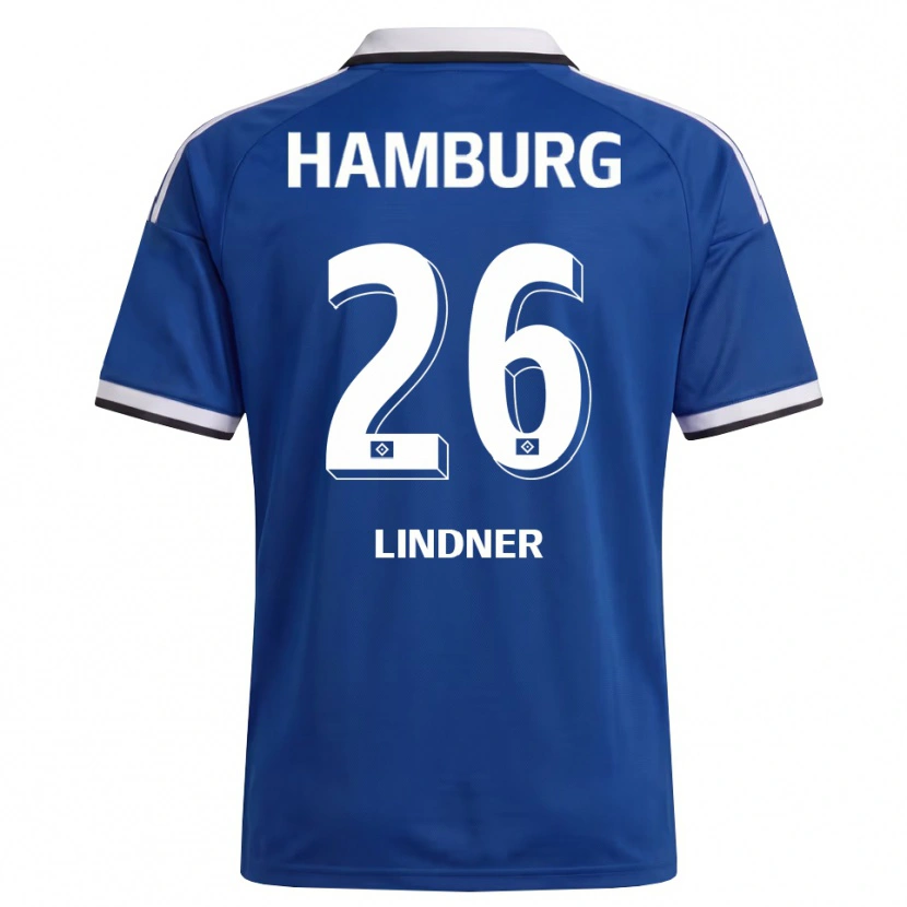 Danxen Dames Mick Lindner #26 Wit Blauw Uitshirt Uittenue 2026/27 T-Shirt