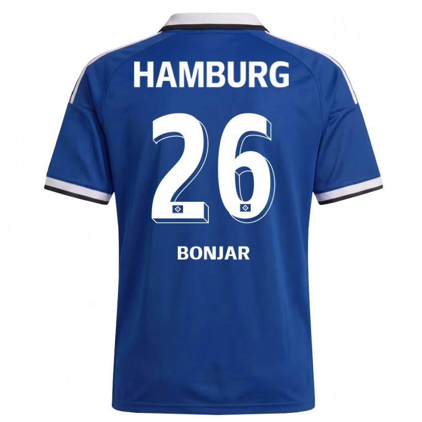 Danxen Dames Amir Bonjar #26 Wit Blauw Uitshirt Uittenue 2026/27 T-Shirt