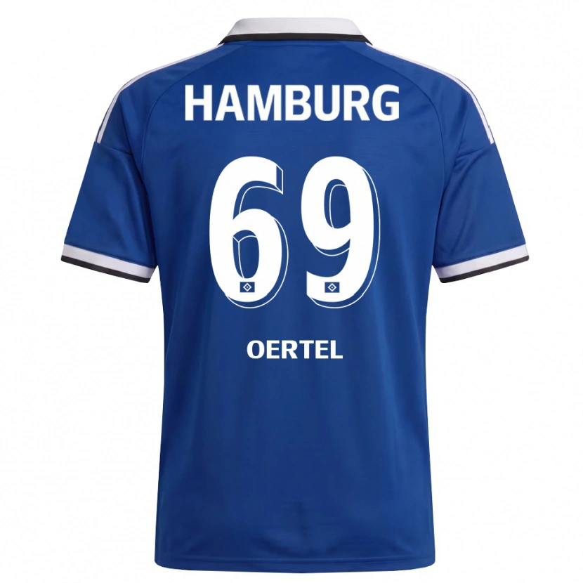 Danxen Dames Jan Oertel #69 Wit Blauw Uitshirt Uittenue 2026/27 T-Shirt