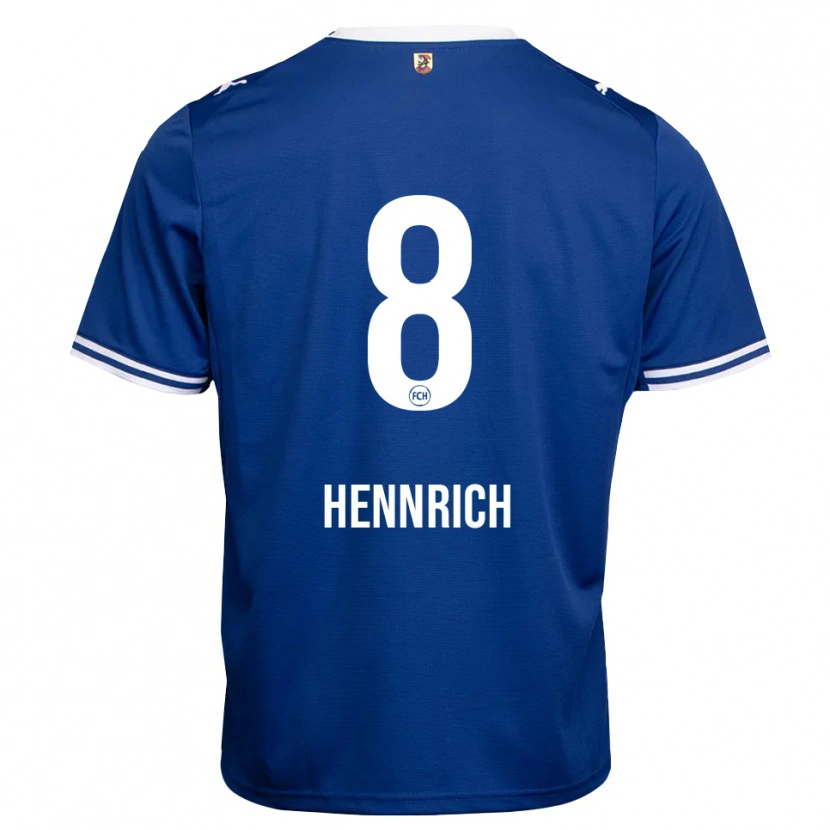 Danxen Dames Paul Hennrich #8 Koninklijk Blauw Wit Uitshirt Uittenue 2026/27 T-Shirt