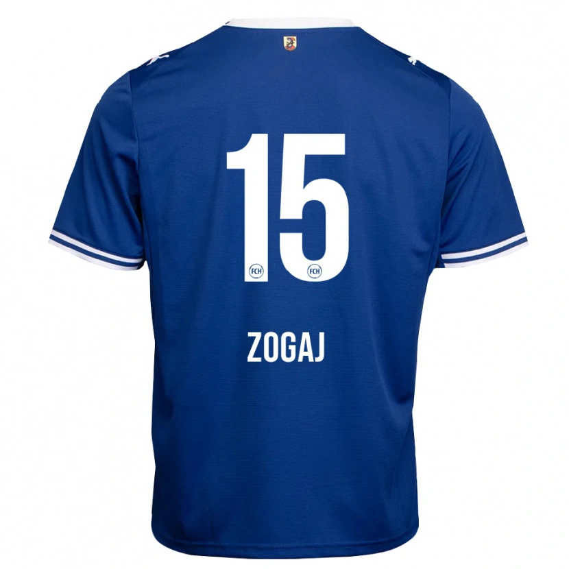Danxen Dames Nderim Zogaj #15 Koninklijk Blauw Wit Uitshirt Uittenue 2026/27 T-Shirt