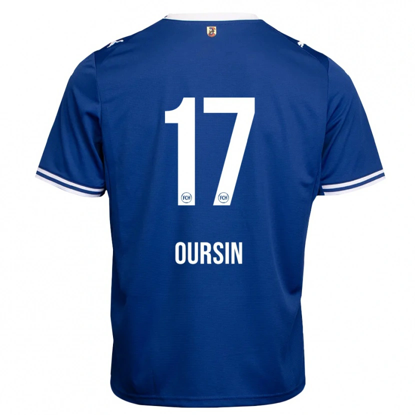 Danxen Dames Fredrik Oursin #17 Koninklijk Blauw Wit Uitshirt Uittenue 2026/27 T-Shirt