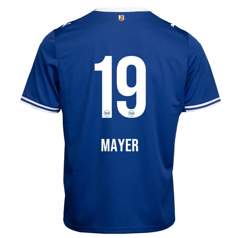 Danxen Dames Luca Mayer #19 Koninklijk Blauw Wit Uitshirt Uittenue 2026/27 T-Shirt