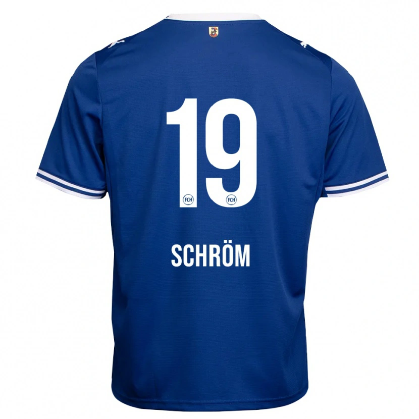 Danxen Dames Aline Schröm #19 Koninklijk Blauw Wit Uitshirt Uittenue 2026/27 T-Shirt