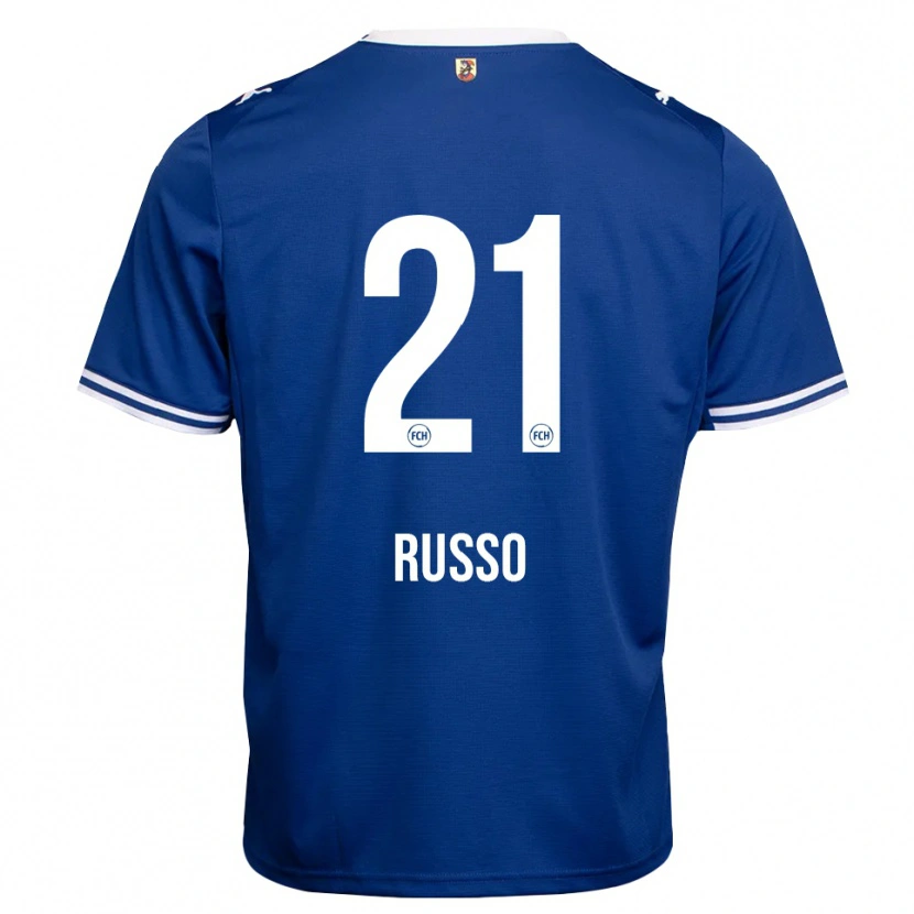 Danxen Dames Gianluca Russo #21 Koninklijk Blauw Wit Uitshirt Uittenue 2026/27 T-Shirt