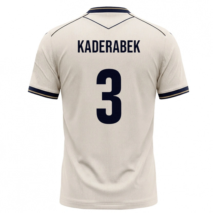Danxen Dames Pavel Kaderabek #3 Off-White Inktblauw Uitshirt Uittenue 2026/27 T-Shirt
