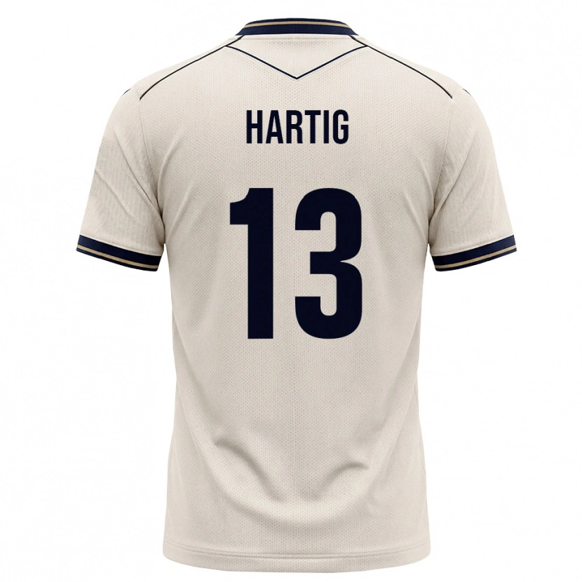 Danxen Dames Isabella Hartig #13 Off-White Inktblauw Uitshirt Uittenue 2026/27 T-Shirt