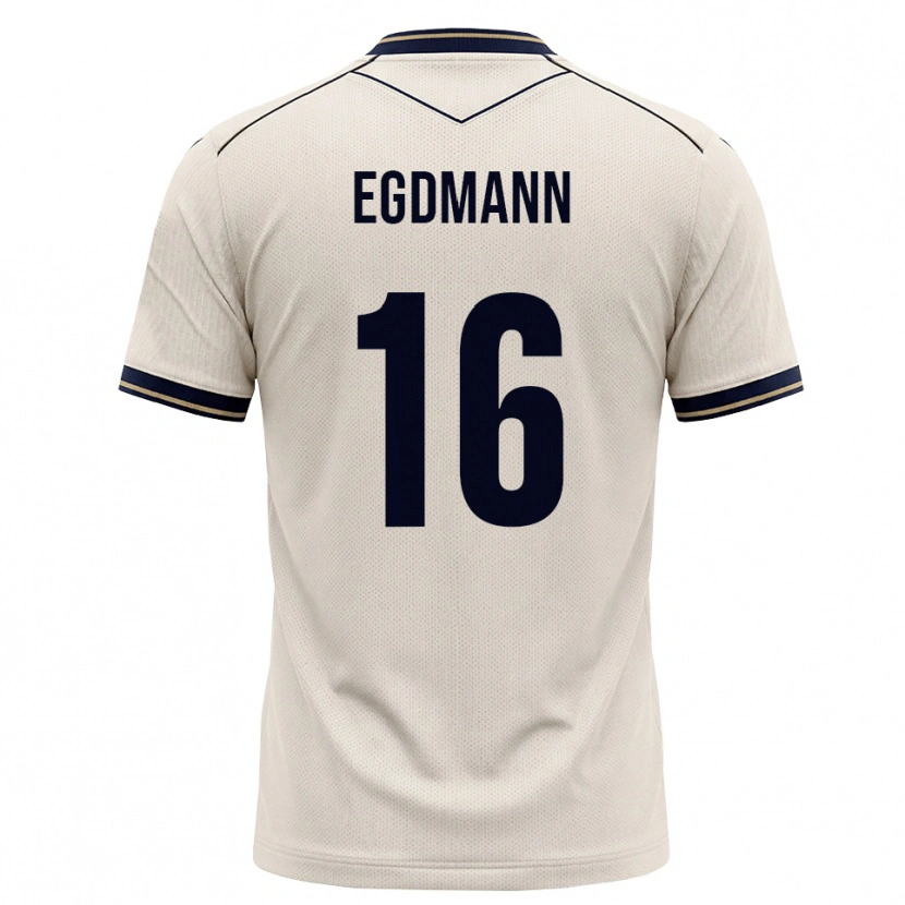 Danxen Dames Mika Egdmann #16 Off-White Inktblauw Uitshirt Uittenue 2026/27 T-Shirt