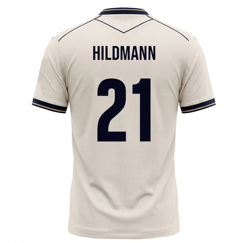 Danxen Dames Timo Hildmann #21 Off-White Inktblauw Uitshirt Uittenue 2026/27 T-Shirt