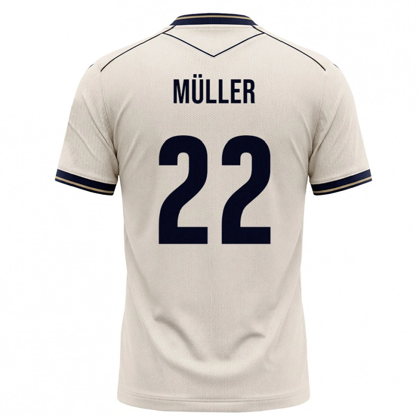 Danxen Dames Tim Müller #22 Off-White Inktblauw Uitshirt Uittenue 2026/27 T-Shirt