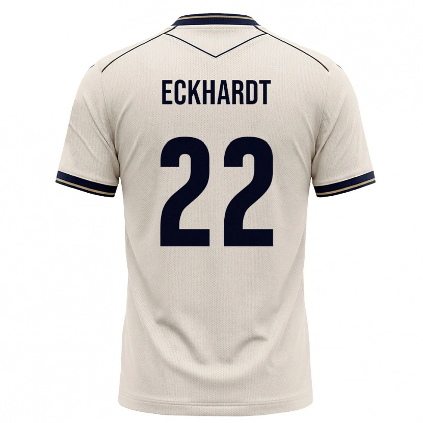 Danxen Dames Aaron Eckhardt #22 Off-White Inktblauw Uitshirt Uittenue 2026/27 T-Shirt