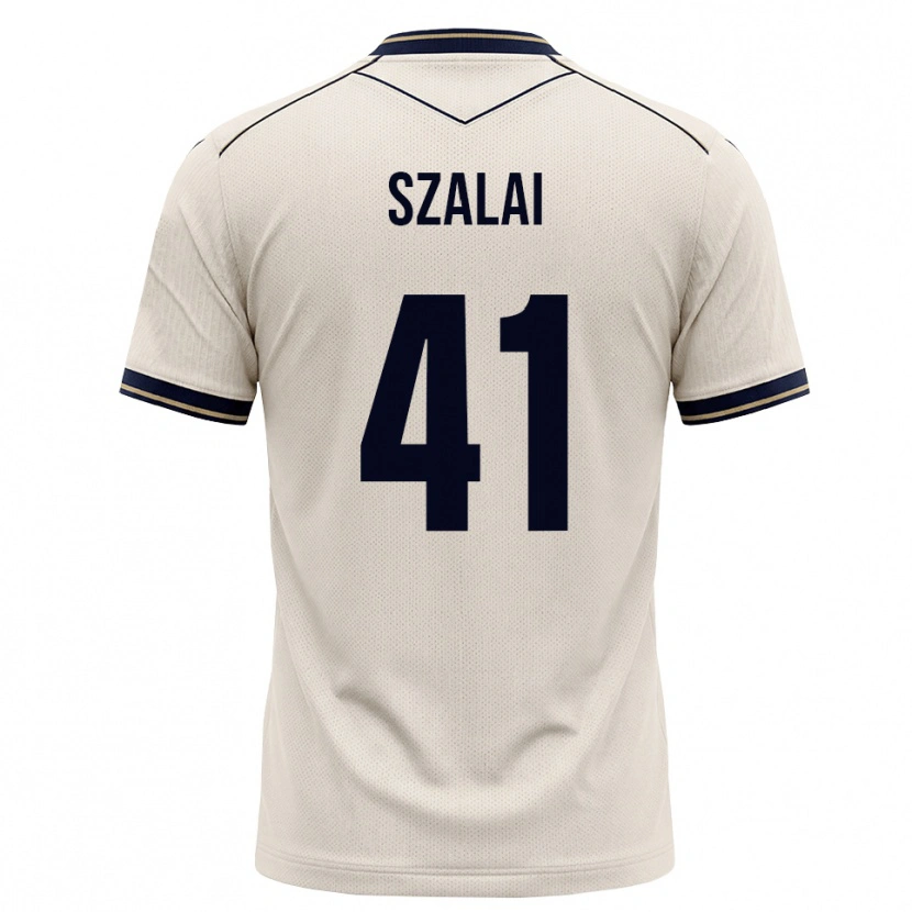 Danxen Dames Attila Szalai #41 Off-White Inktblauw Uitshirt Uittenue 2026/27 T-Shirt