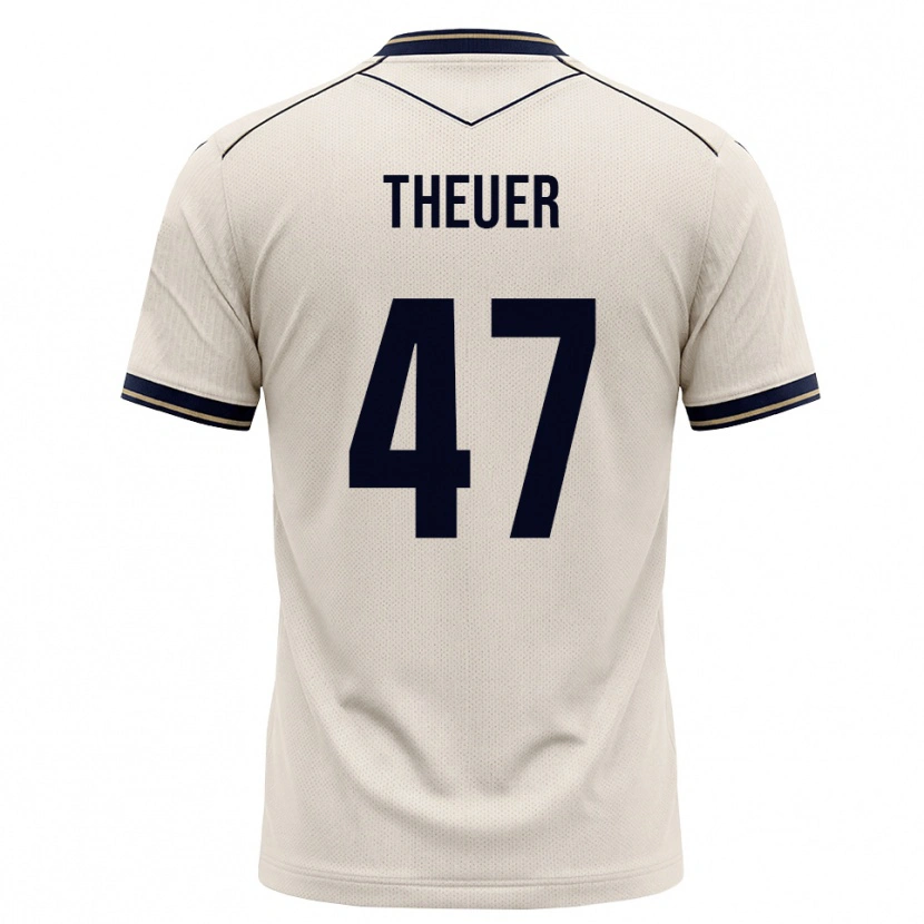 Danxen Dames Maximilian Theuer #47 Off-White Inktblauw Uitshirt Uittenue 2026/27 T-Shirt