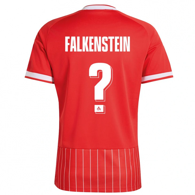 Danxen Dames Emilio Falkenstein #0 Rood Wit Groen Uitshirt Uittenue 2026/27 T-Shirt