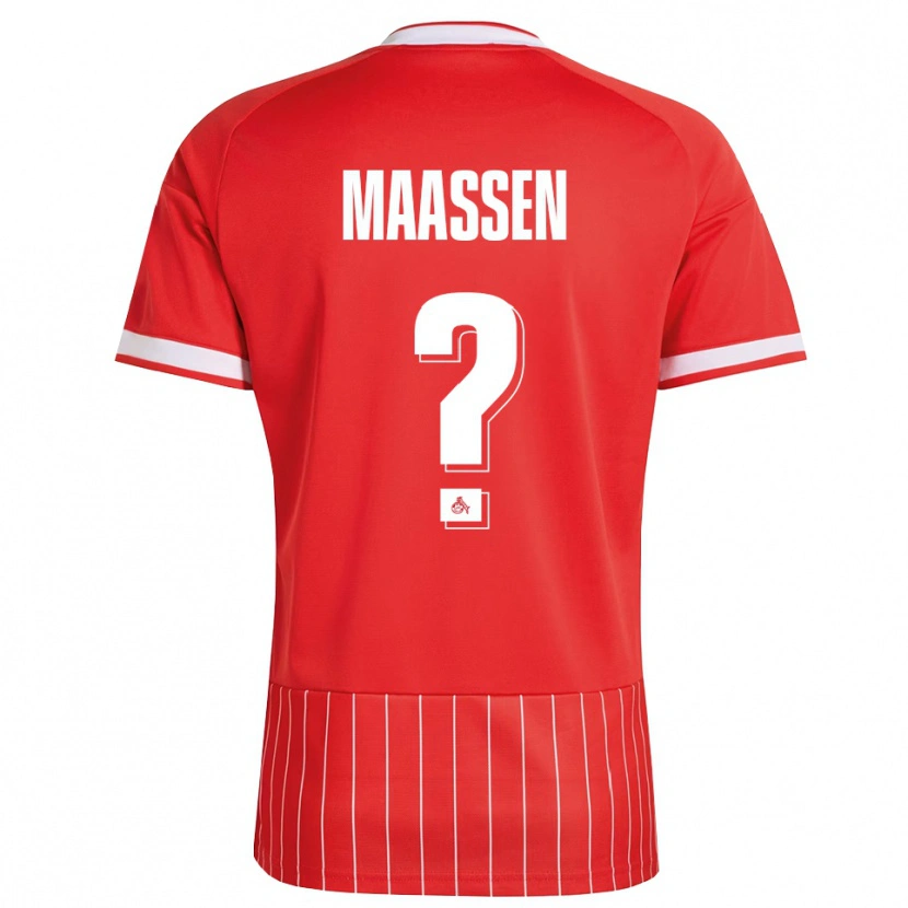 Danxen Dames Leonard Maaßen #0 Rood Wit Groen Uitshirt Uittenue 2026/27 T-Shirt