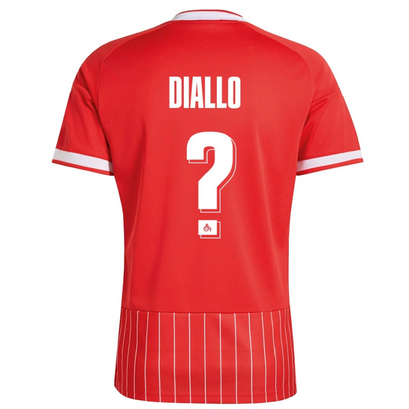 Danxen Dames Ismaila Diallo #0 Rood Wit Groen Uitshirt Uittenue 2026/27 T-Shirt
