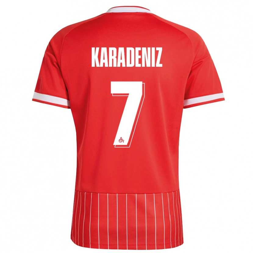 Danxen Dames Thierry Karadeniz #7 Rood Wit Groen Uitshirt Uittenue 2026/27 T-Shirt