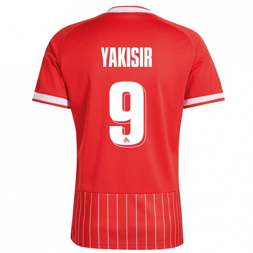 Danxen Dames Emir-Ahmet Yakisir #9 Rood Wit Groen Uitshirt Uittenue 2026/27 T-Shirt
