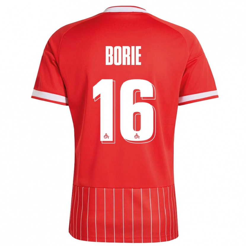 Danxen Dames Etienne Borie #16 Rood Wit Groen Uitshirt Uittenue 2026/27 T-Shirt