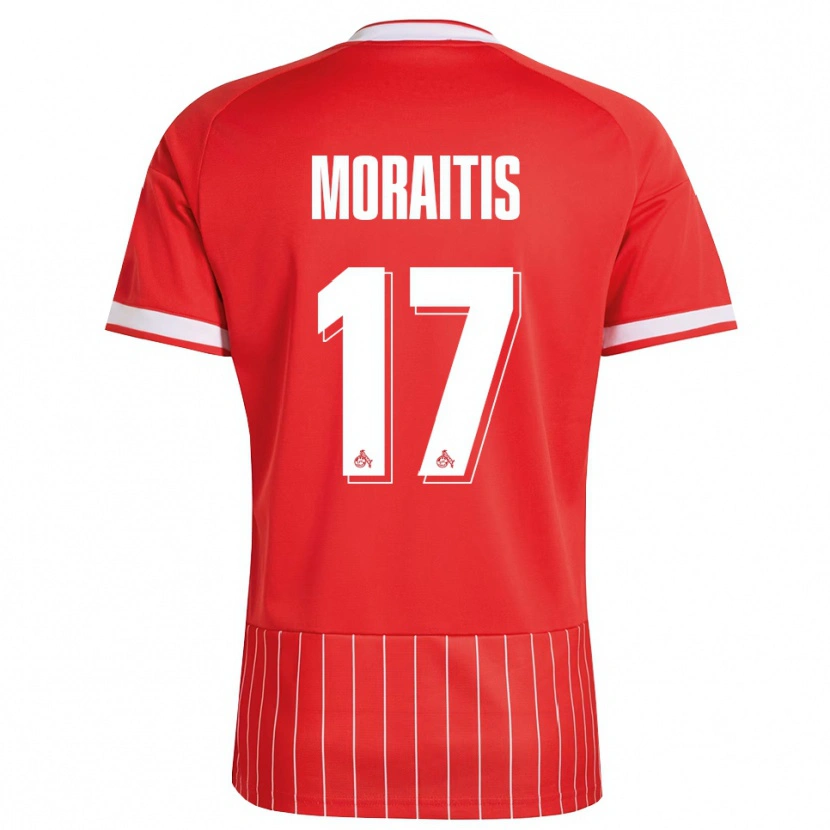 Danxen Dames Victor Moraitis #17 Rood Wit Groen Uitshirt Uittenue 2026/27 T-Shirt