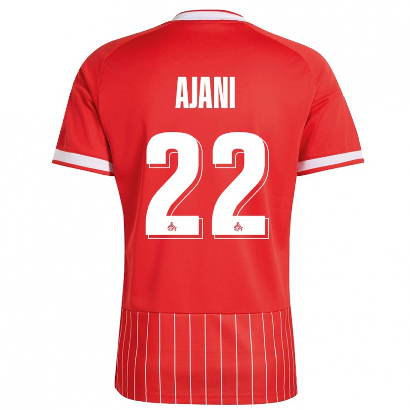 Danxen Dames Marvin Ajani #22 Rood Wit Groen Uitshirt Uittenue 2026/27 T-Shirt