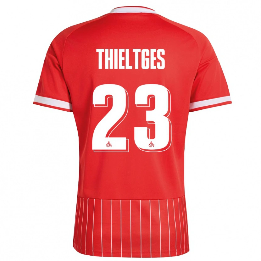 Danxen Dames Phil Thieltges #23 Rood Wit Groen Uitshirt Uittenue 2026/27 T-Shirt