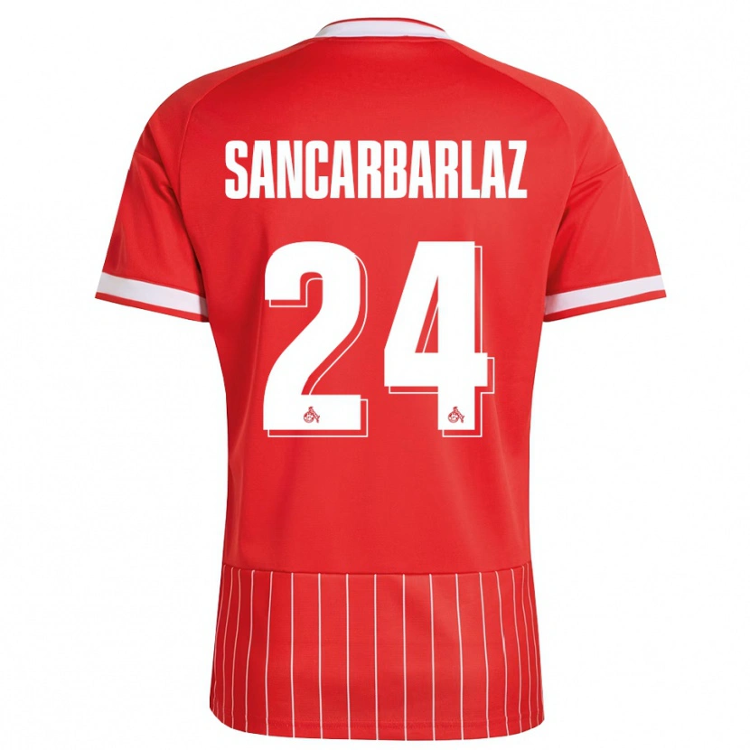 Danxen Dames Keyhan Sancarbarlaz #24 Rood Wit Groen Uitshirt Uittenue 2026/27 T-Shirt
